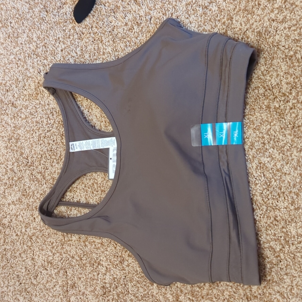 Reebok sports bra with mesh detail